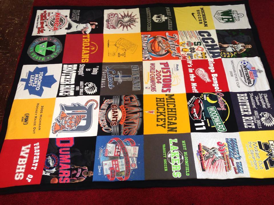 Photos | T-shirt Blankets | Bre's Blankets
